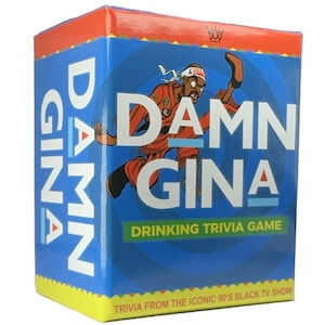 Black Owned | Damn Gina Adult Drinking Trivia Party Card Game from The Iconic 90&#39;s Black Tv Show Martin | Martin Gina Pam Tommy Cole Trivia