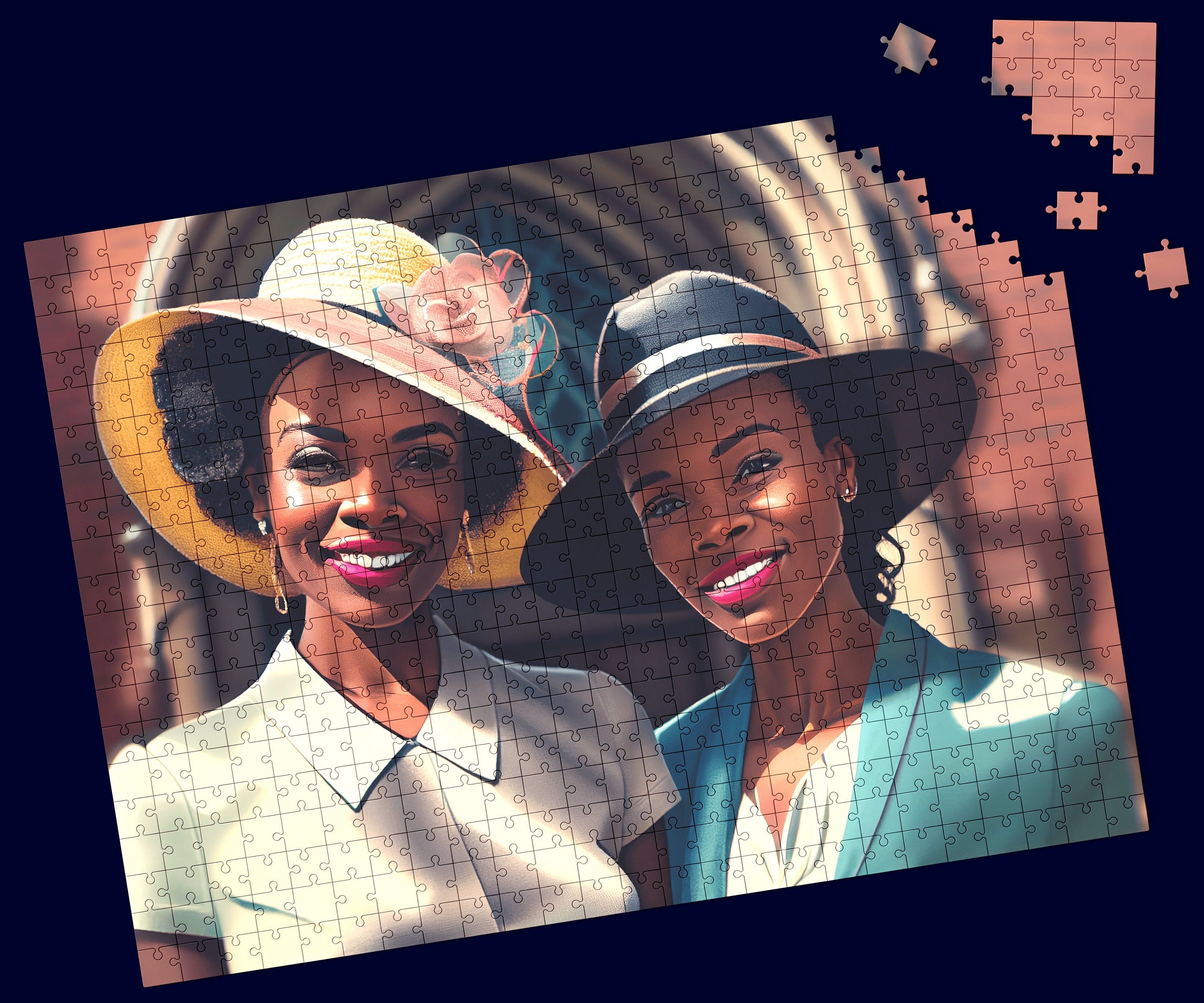 African American Puzzle Adventure: 1000-piece Jigsaw By Lewisrenee Celebrating Black Heritage