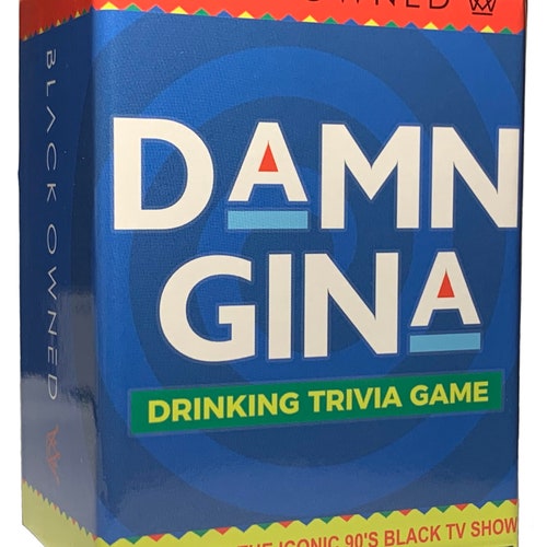 Black Owned Damn Gina Adult Drinking Trivia Party Card Game Etsy