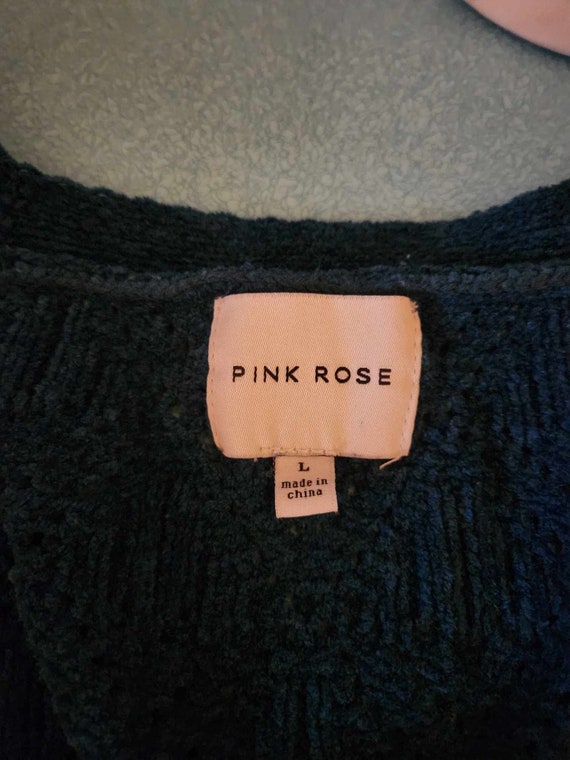 Soft Blue Polyester Sweater - image 7