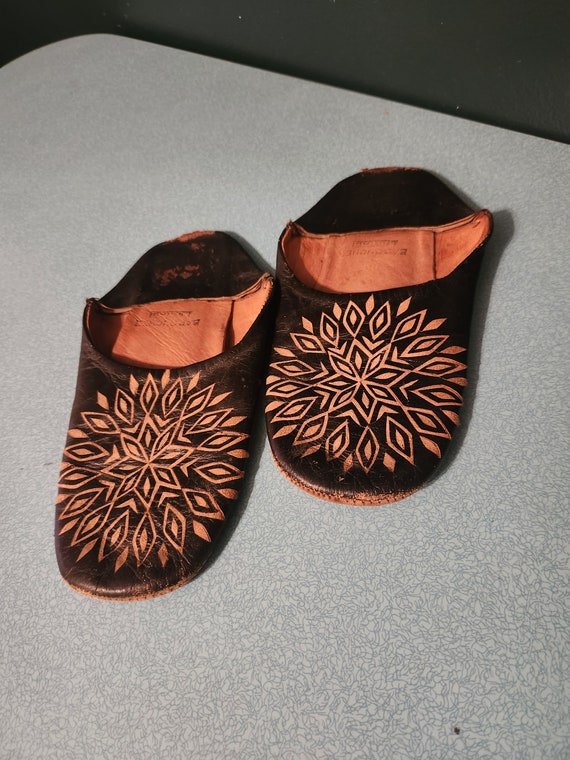 Hand made Leather Moroccan slippers