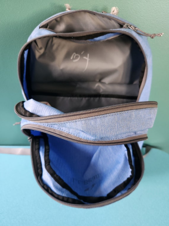 Blue LL Bean Backpack Gem