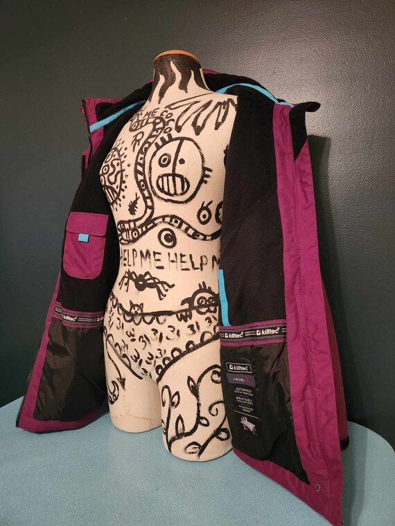 Womens Purple Killtec Winter Jacket - image 5