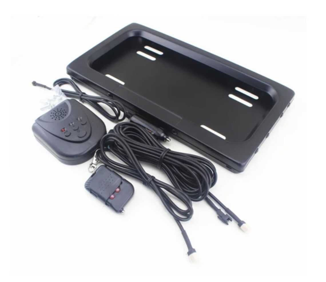 Stealth License Plate Curtain Cover Sliding Hiding License Etsy