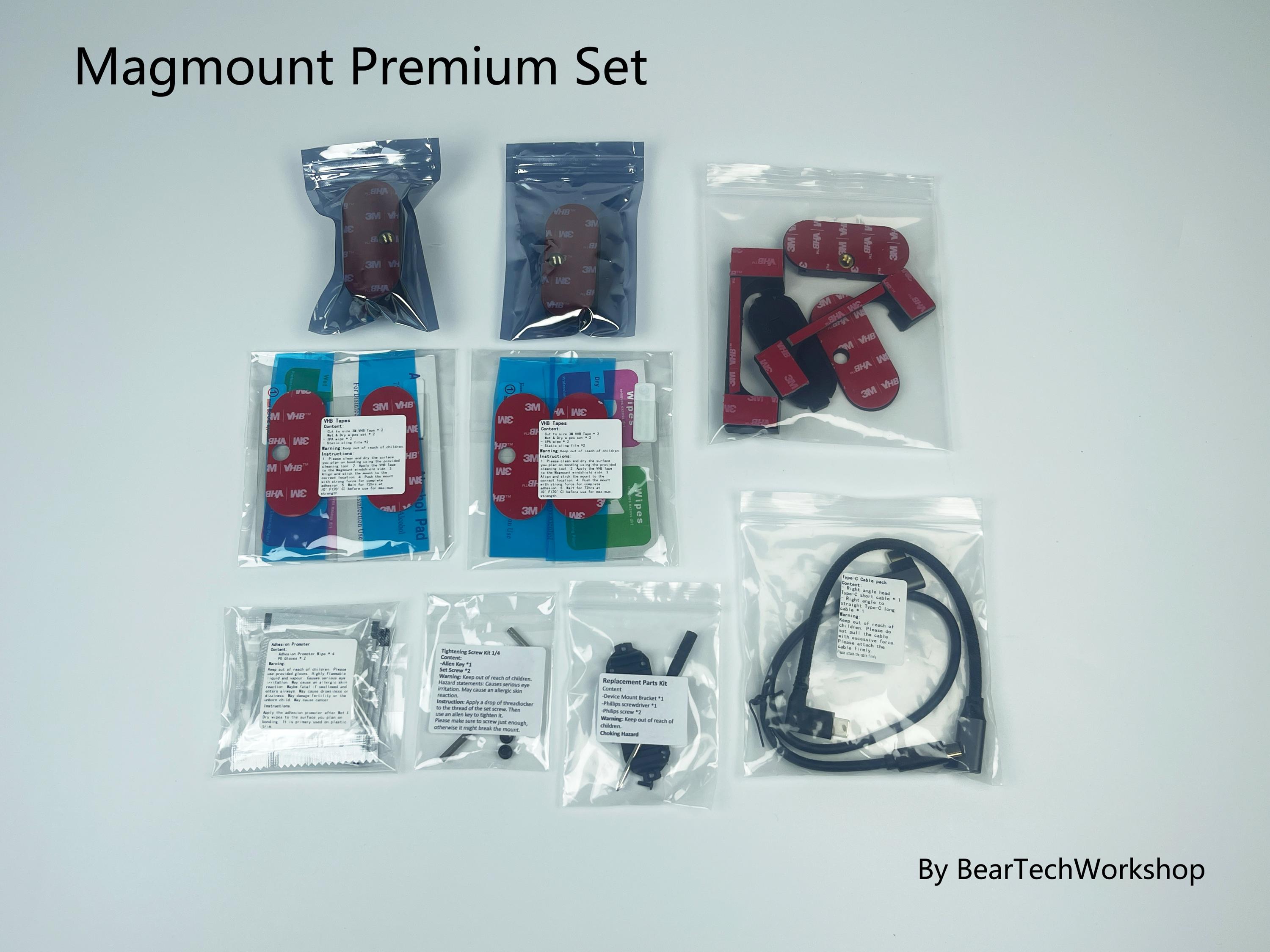 Beartech Magmount, Openpilot Magnetic Mount SET for Comma Device