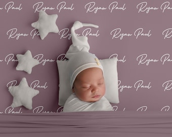 PERSONALIZED Baby Blanket Baby Name Swaddle Blanket Newborn Baby Gift Baby Girl Coming Home Outfit Baby Blanket Headband Hat Set