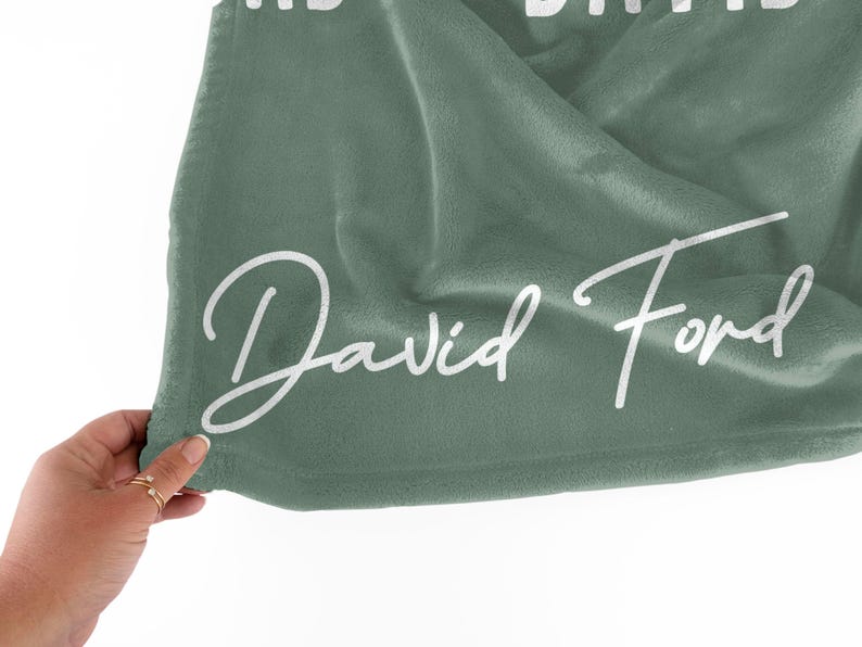 thumbnail image 2 of Personalized Baby Blanket With Name - Arrow Bear Plaid Fleece 30x40 Inches 2 of 12