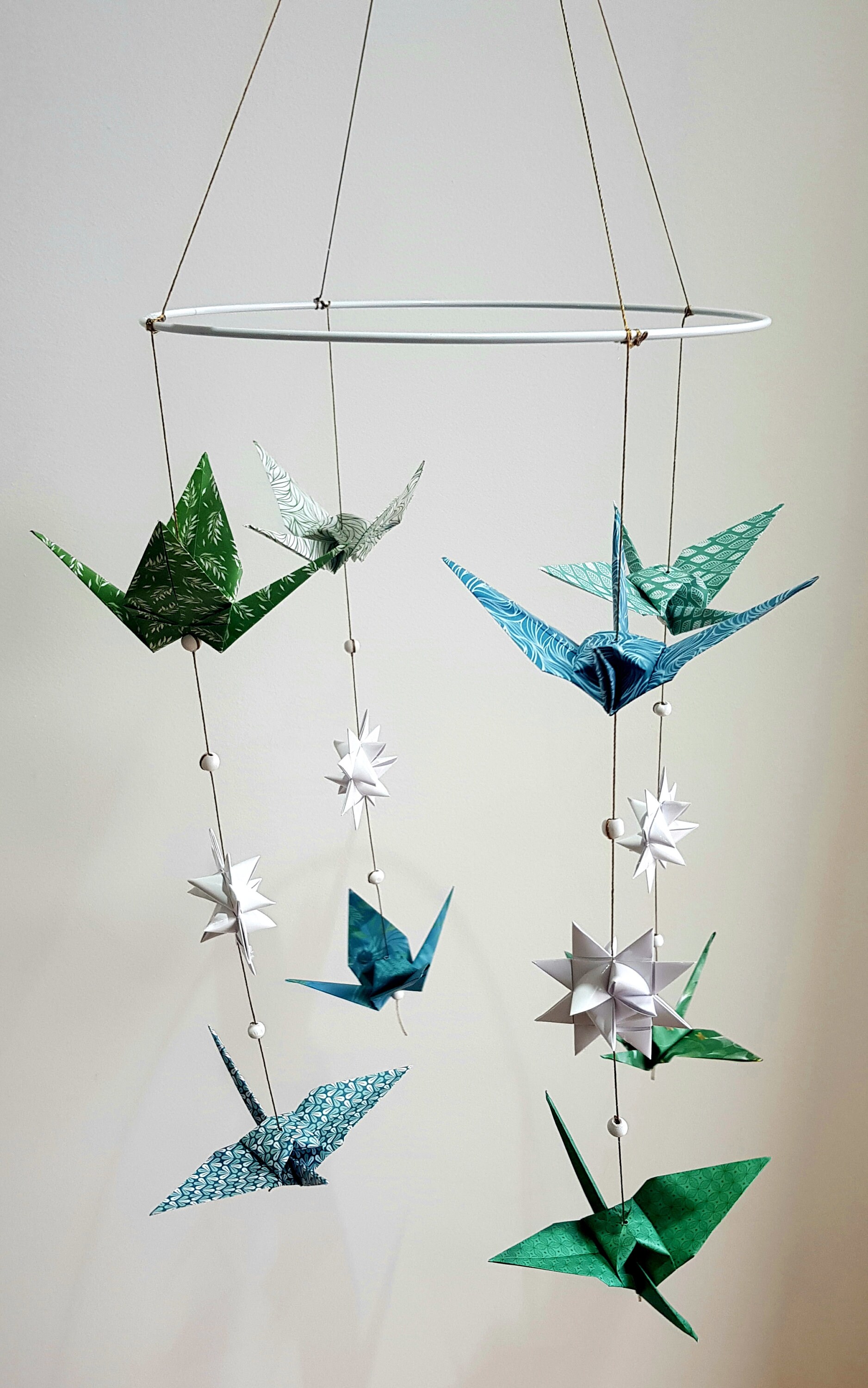Mobile en Origami