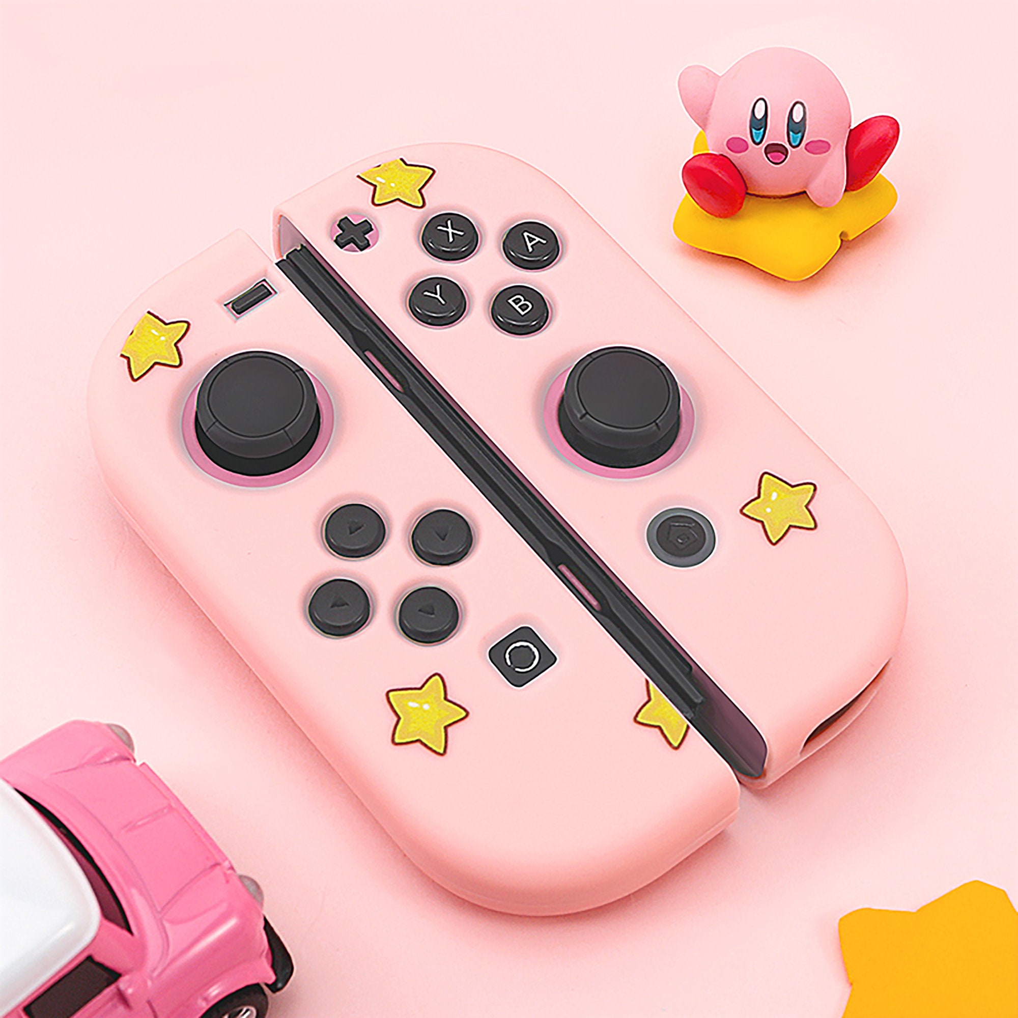 Kirby Nintendo Switch Pink Hard Cover Shell Kirby Switch Case Etsy