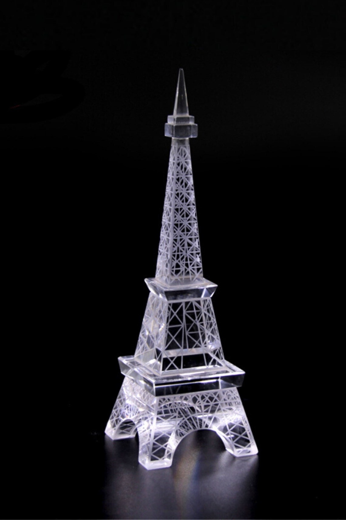 Paris Eiffel Tower Statue Made of Crystal Glass for Home or Etsy