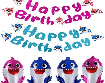 Baby Shark Birthday Decorations For Girl Etsy Baby Shark Birthday Decorations For Girl Etsy