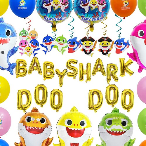 Baby Shark Birthday Decorations For Kids Baby Shark Family Etsy Baby Shark Birthday Decorations For Kids Baby Shark Family Etsy