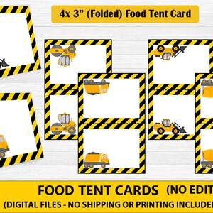 Construction Party Printable, Dump Truck Party Package Birthday, Boy ...