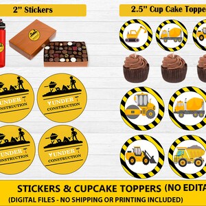 Construction Party Printable, Dump Truck Party Package Birthday, Boy ...