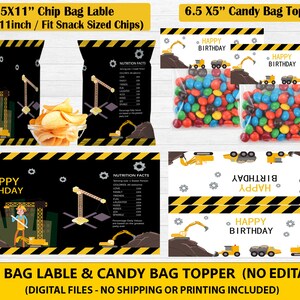 Construction Party Printable, Dump Truck Party Package Birthday, Boy ...