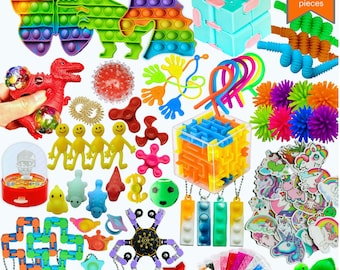 Fidget Toys 134-Piece Set: Sensory Toys for Stress Relief