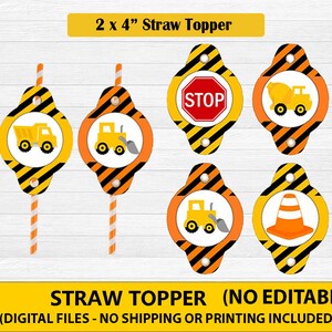 Construction Party Printable, Dump Truck Party Package Birthday, Boy ...