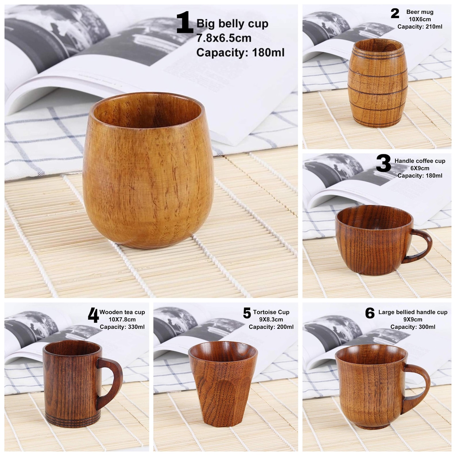 Handmade Wooden Cup Primitive Japanese Style Natural Wooden Etsy