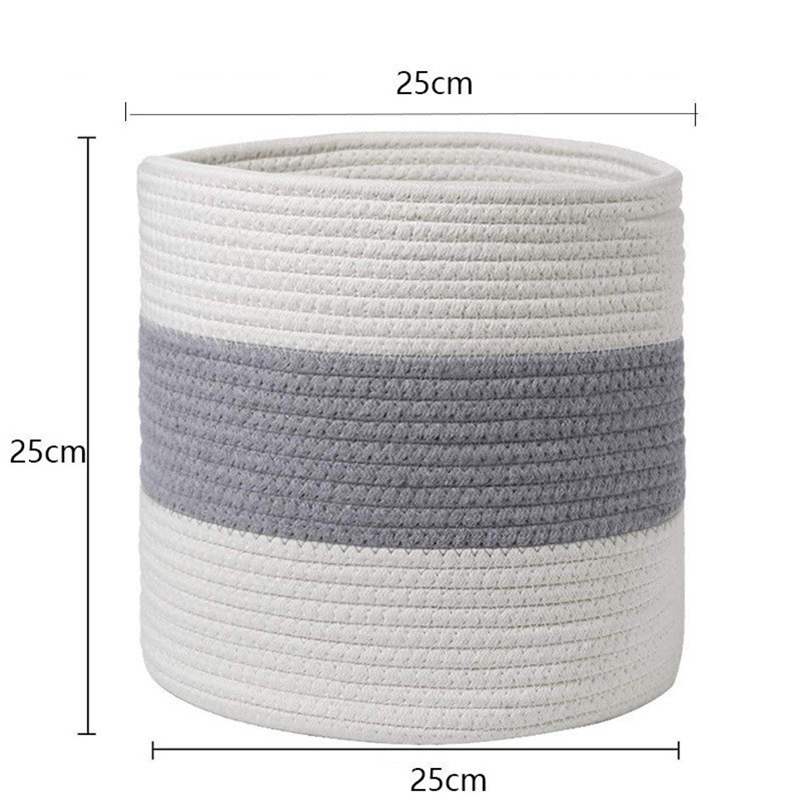 Makramee Aufbewahrungskorb Übertopf Indoor Seil Pflanzenkorb | Etsy