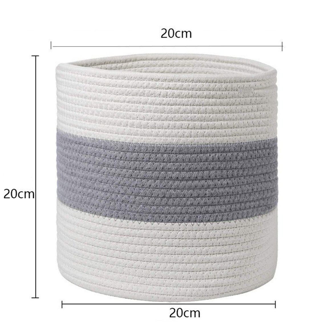 Makramee Aufbewahrungskorb Übertopf Indoor Seil Pflanzenkorb | Etsy