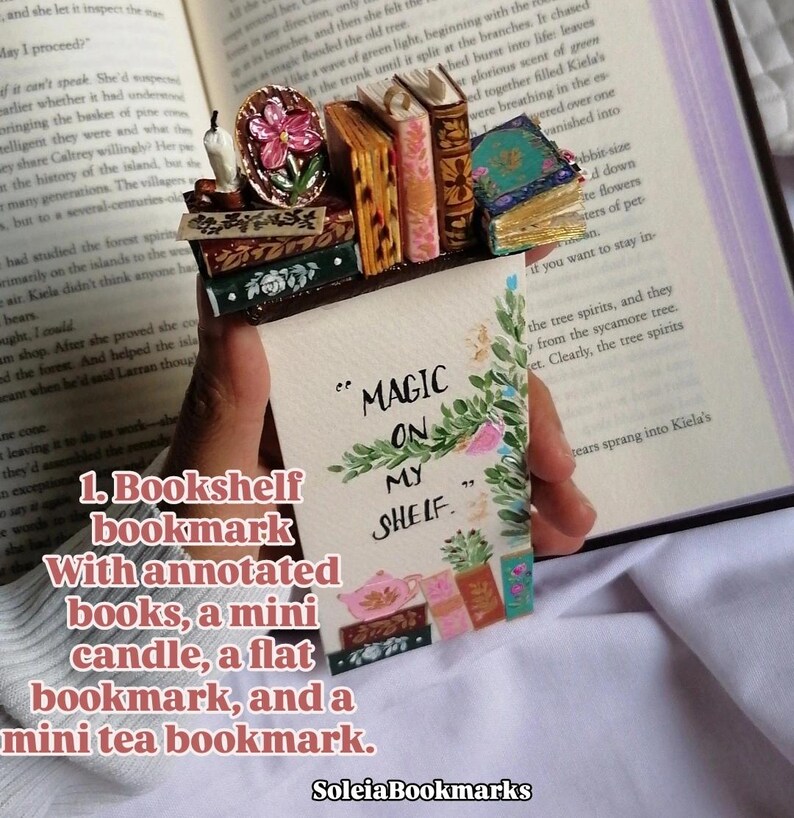 Bookmark Book Bookmarks book Bookmarks With Annotations Coffee Bookmark