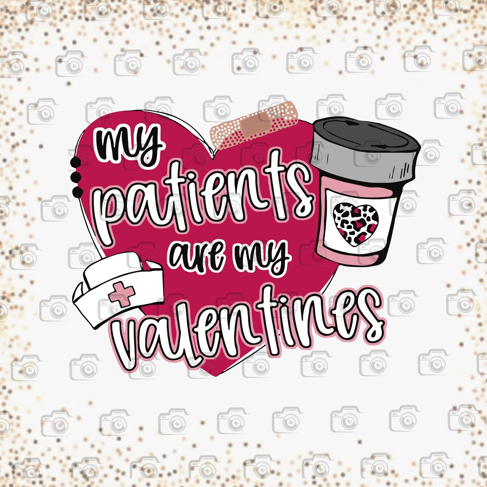 My Patients Are My Valentine Nurse ValentineHeart Nurse | Etsy