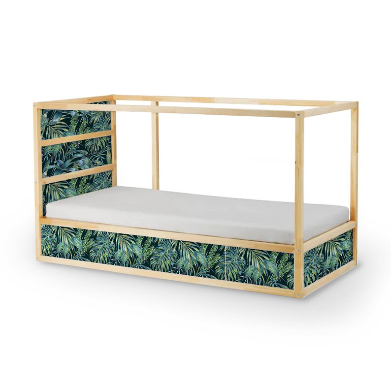 Tropical Decals for Kura Bed Green Hawaii Palm Leaves Etsy