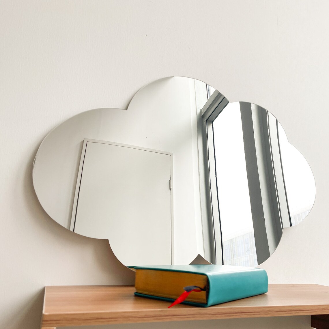 Decorative Cloud Wall Mirror Decor Scandinavian Nursery Wall Etsy