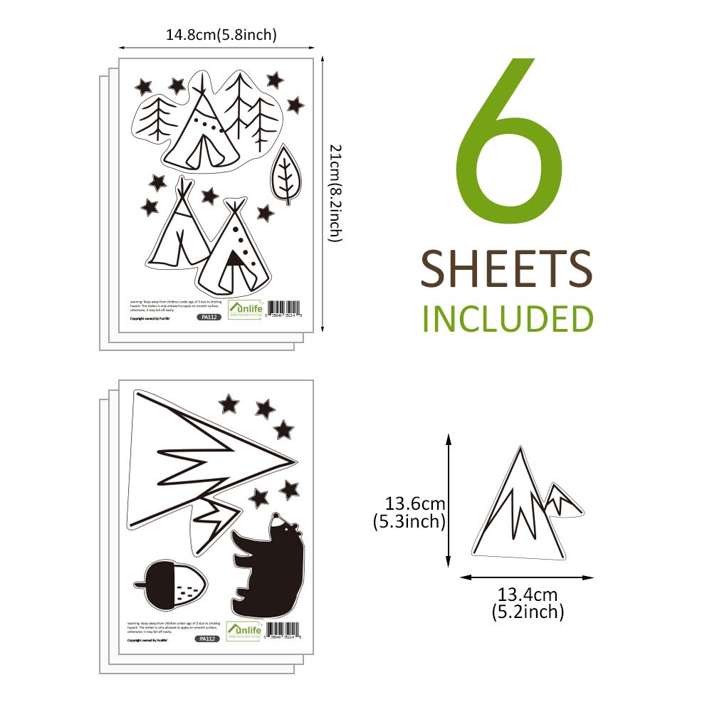 Polar Bear Wall Decal Nursery Snow Mountain Wall Sticker Etsy