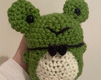 Crochet Amigurumi Frog Pattern (not a finished product)