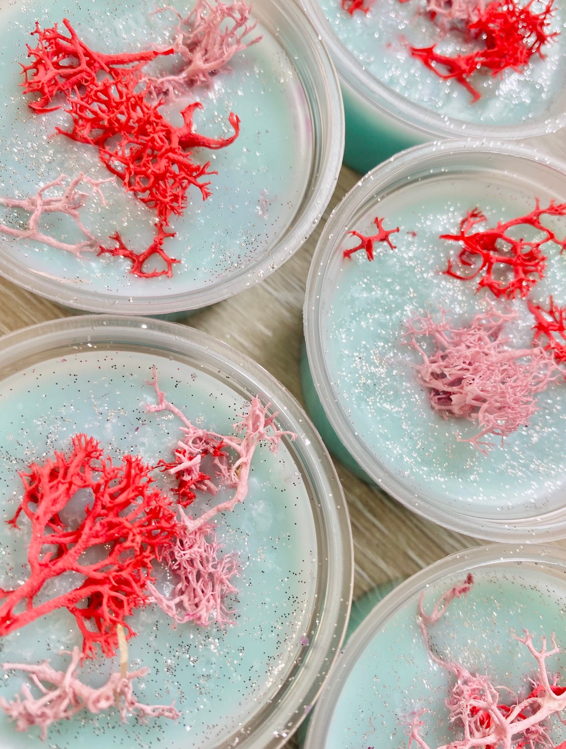 Blue Coral and Sea Salt wax melts. Summer Wax Melts. Wax Melt Etsy