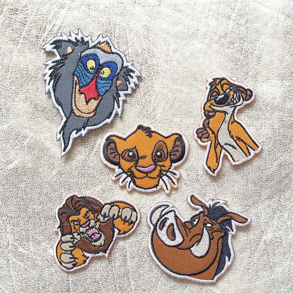 The Lion King Iron on patch, Patches, Patches iron on ,Embroidered Patch Iron, Patches For Jacket ,Logo Back Patch,