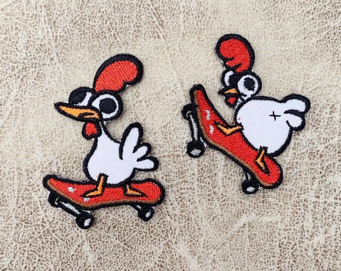 Duck Iron on Patch Patches Patches Iron on embroidered Etsy