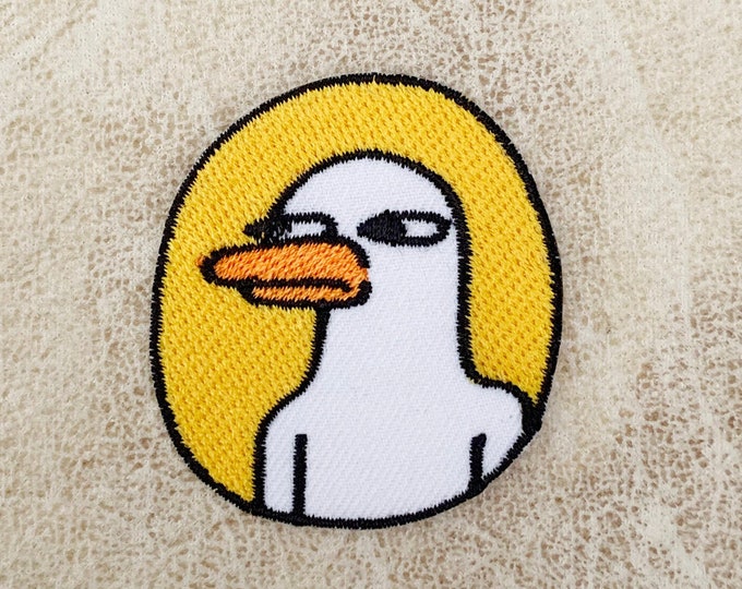 Duck Iron on Patch Patches Patches Iron on embroidered Etsy
