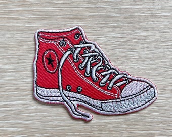 Converse all star Iron sur patch, Converse Patches, Patches fer sur,Embroidered Patch Iron, Patches For Jacket ,Logo Back Patch,
