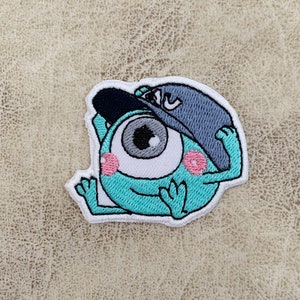 Monster inc Aufnäher, Mike Patches, Patches Bügeleisen, Patches Bügeleisen, Patches für Jacke, Logo Back Patch,