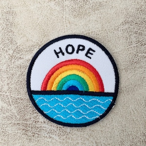 Travel Iron on patch, Hope Patches, Travel patches iron on ,Embroidered Patch Iron, Patches For Jacket ,Logo Back Patch,