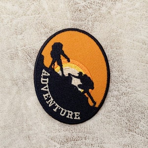 Reise Aufnäher, Adventure Patches, Reise Patches Bügeln, Bestickter Aufnäher Bügeleisen, Patches für Jacke, Logo Back Patch,