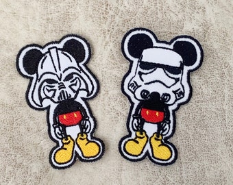 Mickey iron on patch, Mickey Patches,  Patches iron on ,Embroidered Patch Iron, Patches For Jacket ,Logo Back Patch,