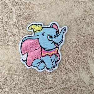 Dumbo patches iron on , Dumbo Patches, elephant iron on patch ,Embroidered Patch Iron, Patches For Jacket ,Logo Back Patch,