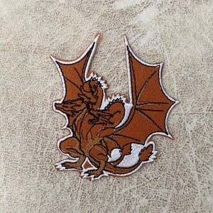 Dragon on patch, Dragon Patches, Cartoon Patches iron on ,Embroidered Patch Iron, Patches For Jacket ,Logo Back Patch,