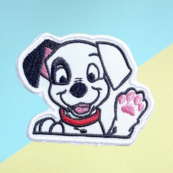 Dalmatian Iron on patch, Patches, Cute Dog patches iron on ,Embroidered Patch Iron, Patches For Jacket ,Logo Back Patch,