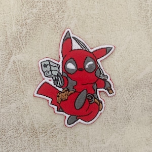 Dead pool iron on patch, Dead pool Patches, Killeriron on ,Embroidered Patch Iron, Patches For Jacket ,Logo Back Patch,