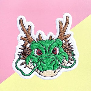 Dragon Iron on patch, Patches, Dragon on lotus patches iron on ,Embroidered Patch Iron, Patches For Jacket ,Logo Back Patch,