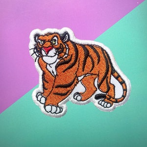 Rajah Iron on patch, Tiger Patches, Tiger patches iron on ,Embroidered Patch Iron, Patches For Jacket ,Logo Back Patch,