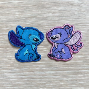 Stitch Embroidered Iron-On Patch: Cartoon Applique (2"x2")
