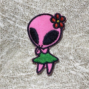 Alien Iron op patch, Patches, Patches ijzer op, geborduurde Patch Iron, Patches voor Jas, Logo Back Patch,