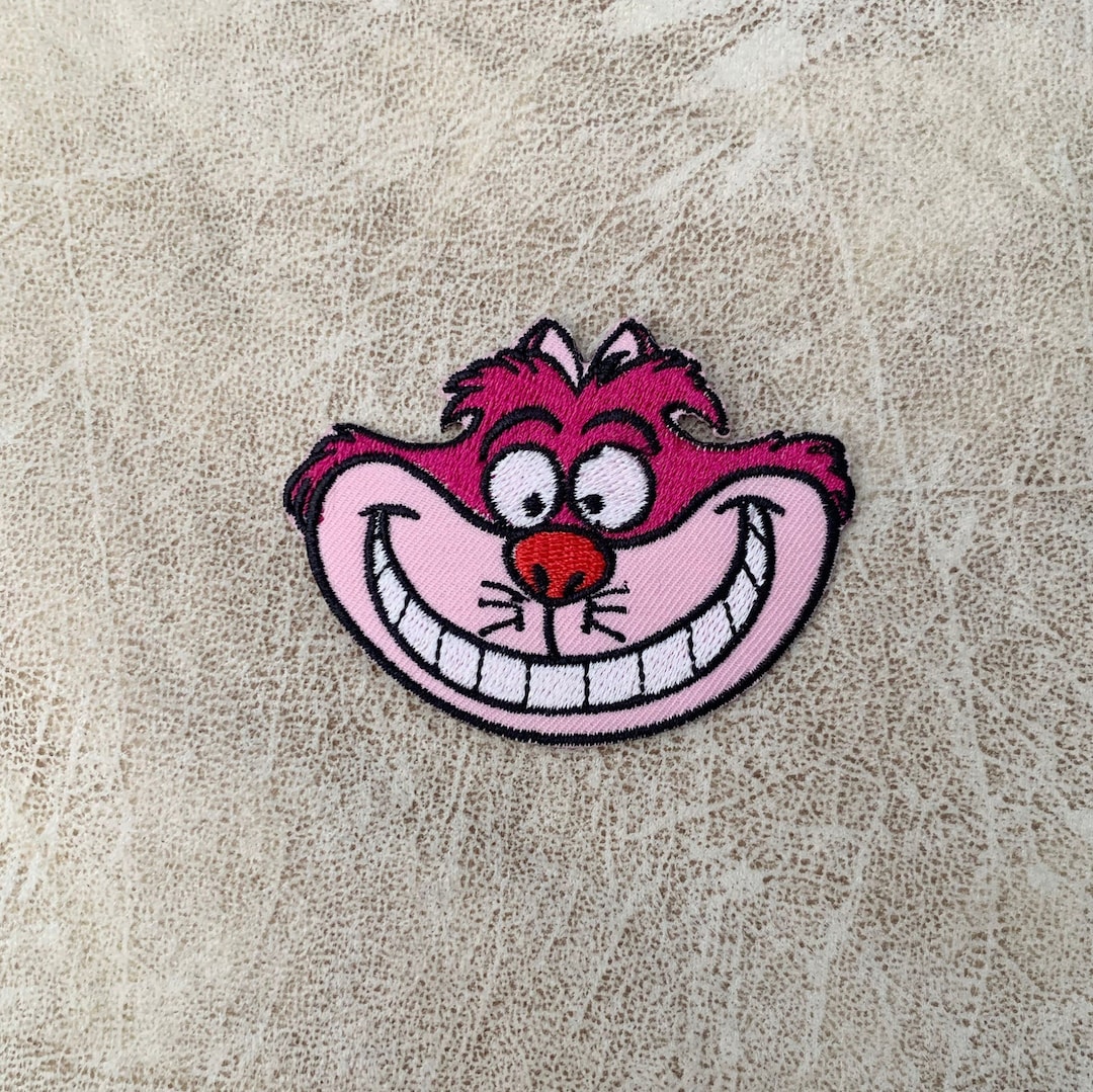 Cheshire Cat Patches Iron On, Alice Iron on Patches , Cartoon Patches