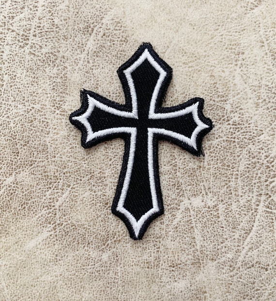 Punk Cross Iron on Patch, Patches, Patches Iron on ,embroidered Patch Iron,  Patches for Jacket ,logo Back Patch, 