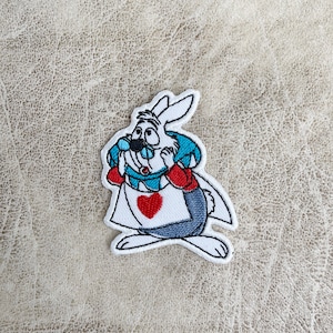 Rabbit Iron op patch, Konijn Patches, Konijn patches ijzer op, geborduurde Patch Iron, Patches voor jas, Logo Back Patch,